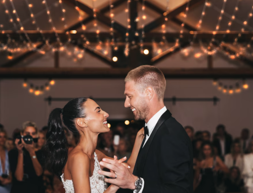 “Tayla Damir and Nathan Broad’s Summergrove wedding came with blue hydrangeas, fireworks and ocean views” – Vogue Australia